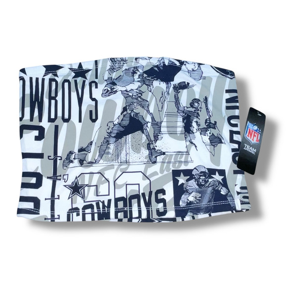 Dallas Cowboys Tube Top Womens Sz XL America's Team Football NFL x Forever21 - Picture 5 of 11